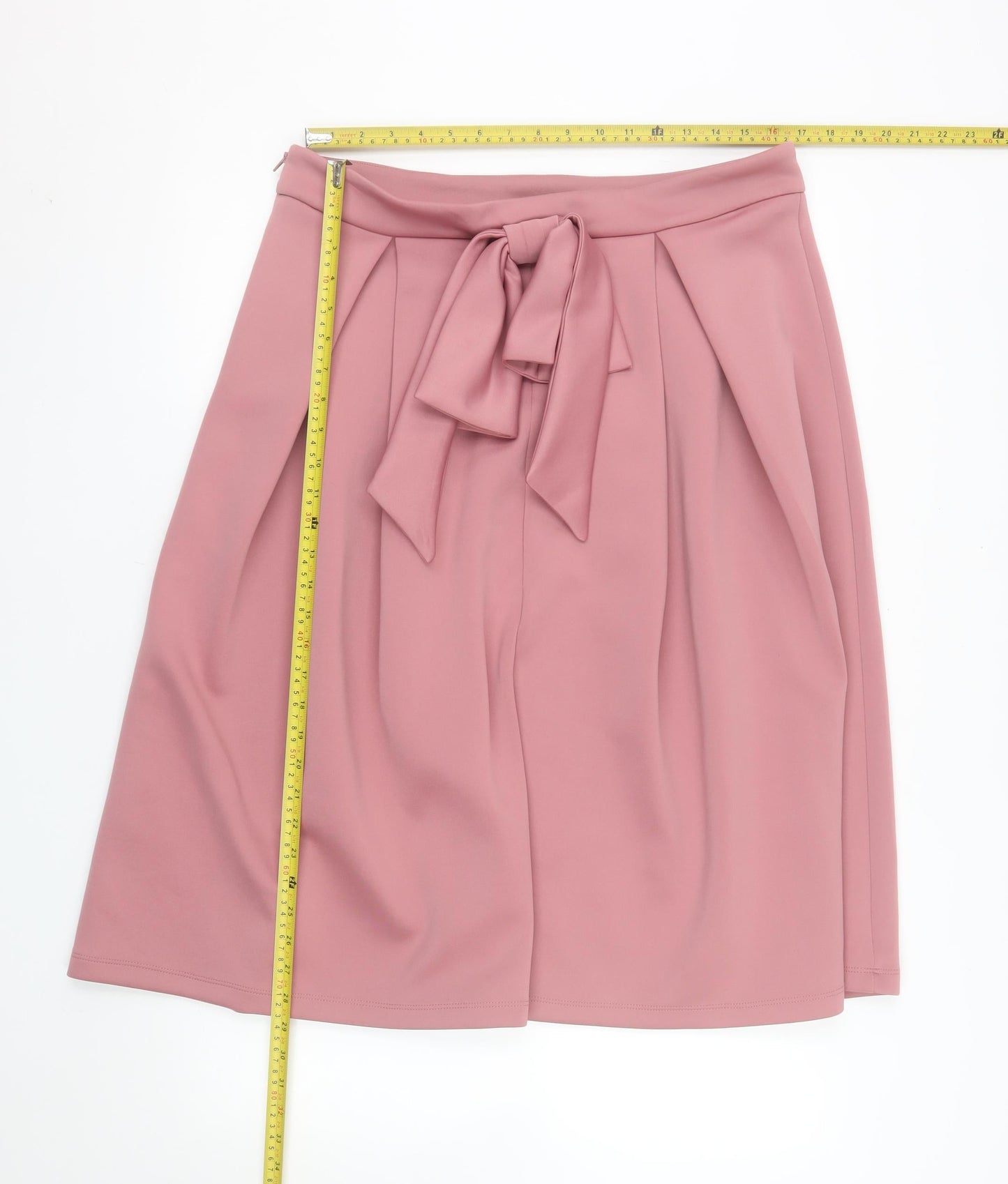 ASOS Women’s Pink A-Line Knee Length Bow Skirt Size 18