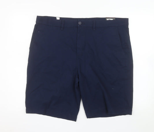 Dunnes Stores Men’s Navy Chino Shorts 42in Regular Fit Casual Summer