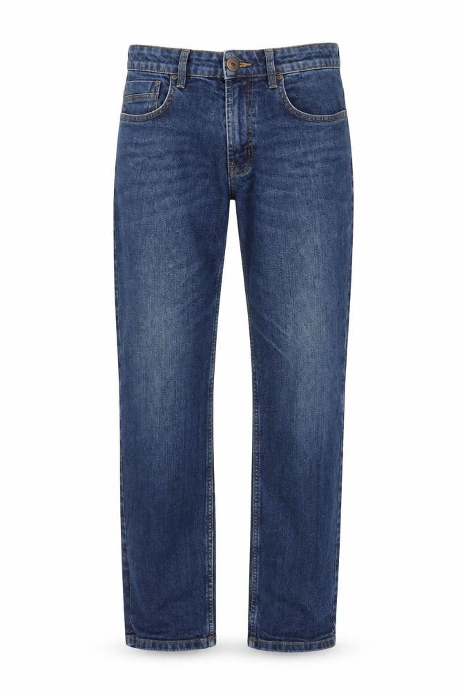 Dunnes Men’s Blue Straight Denim Jeans 32W 32L Regular Fit
