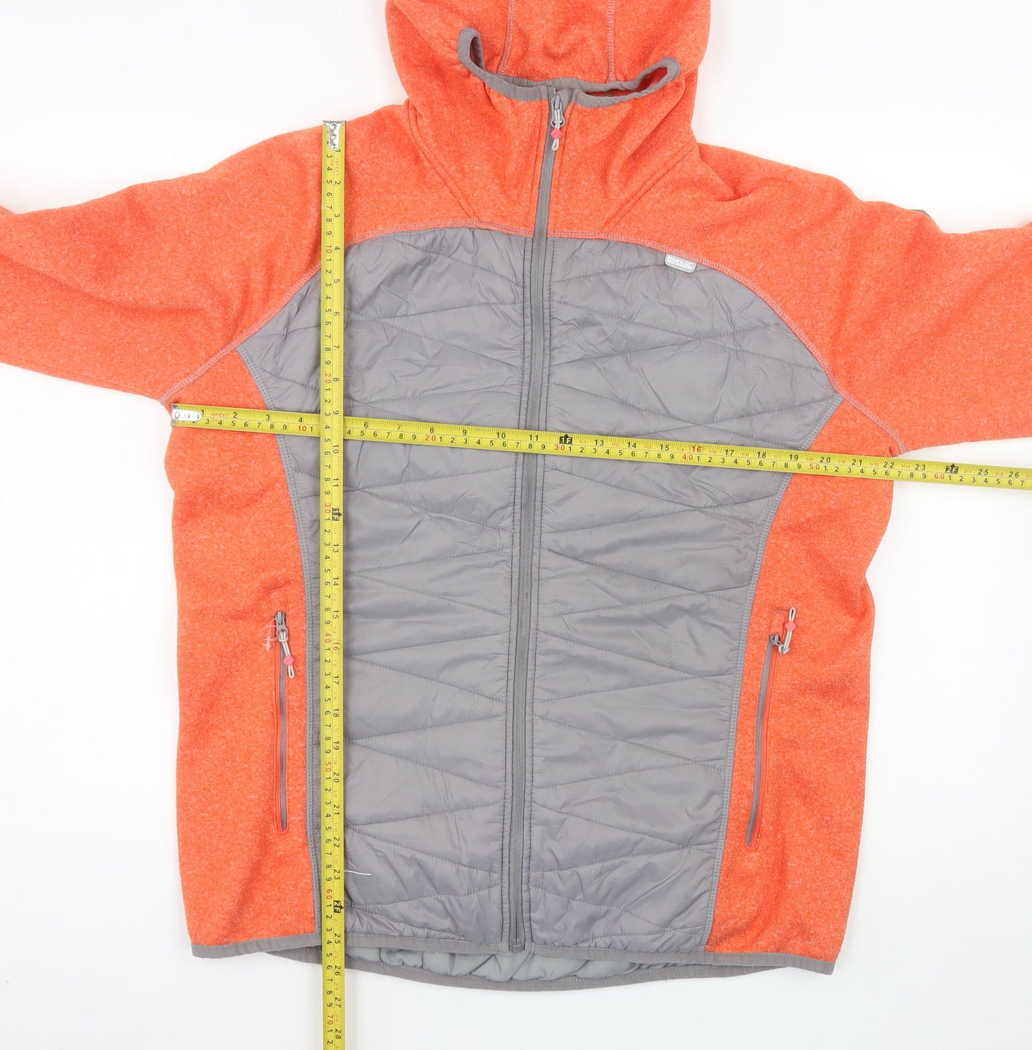 Regatta Women's Orange Hooded Puffer Jacket Size 18 Outdoor Coat
