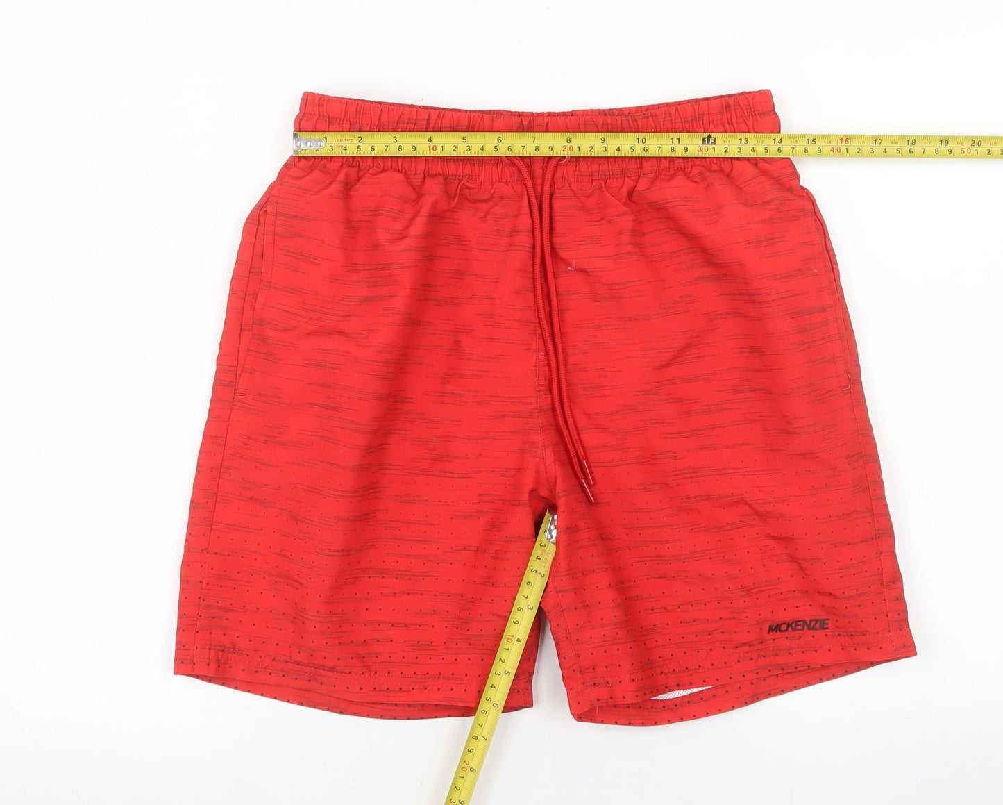 McKenzie Men’s Red Athletic Shorts Size S Quick Dry Lightweight