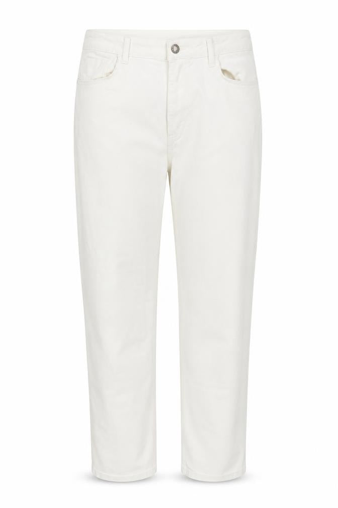 Paul Costelloe Living Women's Ivory Straight Jeans Size 16