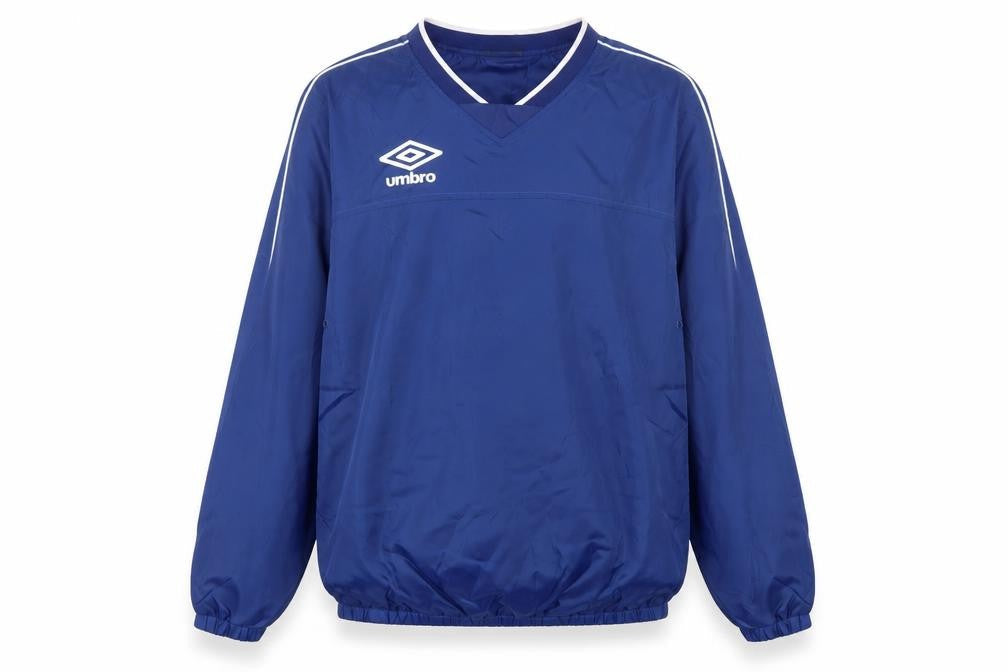 Umbro Men's Blue V-Neck Pullover Sports Sweatshirt Size S