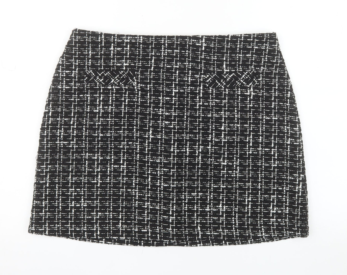 St. Bernard for Dunnes Stores Women’s Black Tweed Short Skirt Size 16
