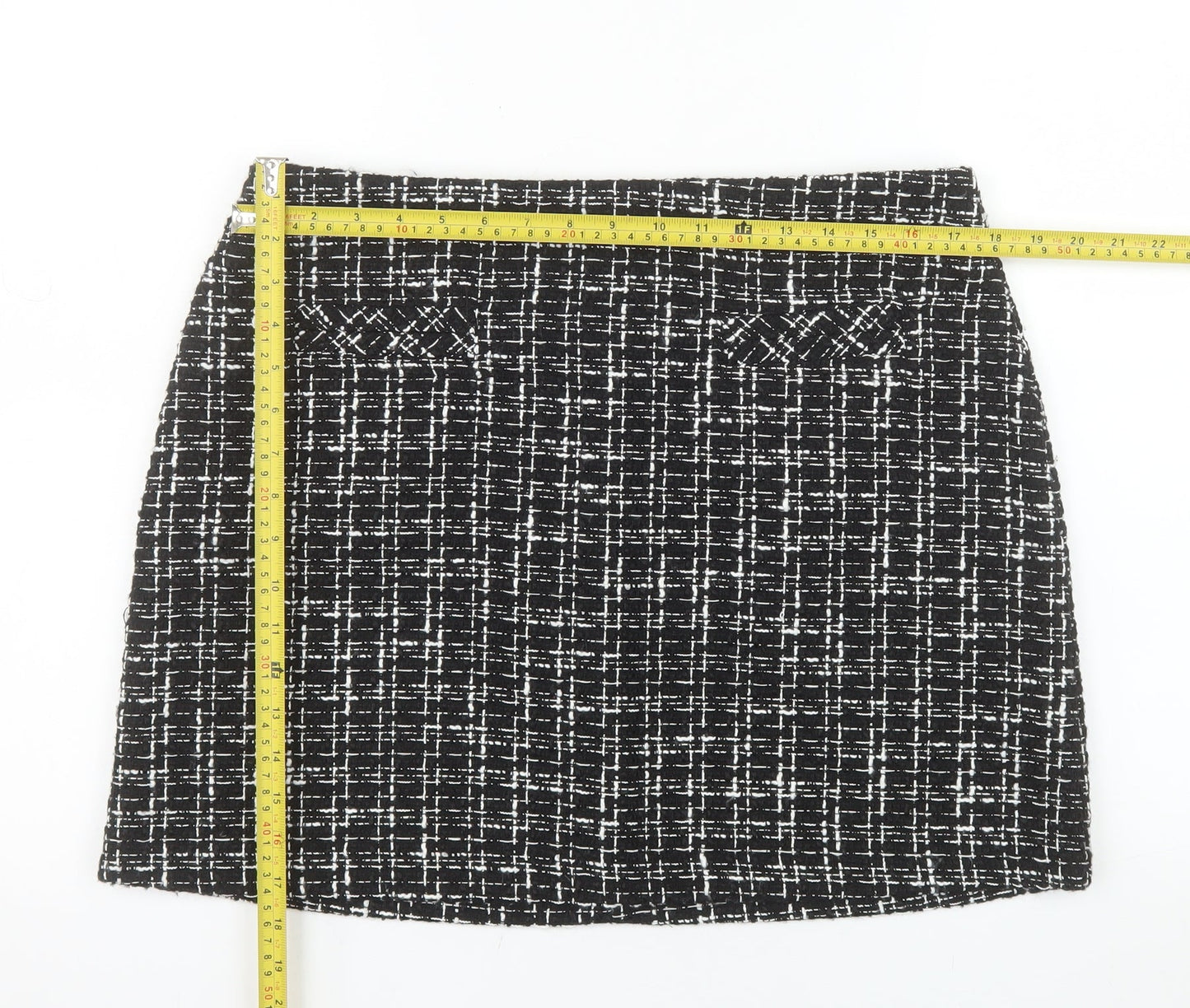 St. Bernard for Dunnes Stores Women’s Black Tweed Short Skirt Size 16