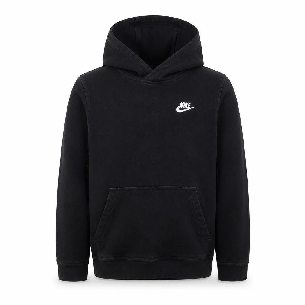 Nike Boys Black Pullover Fleece Hoodie 13-14 Years Regular Fit