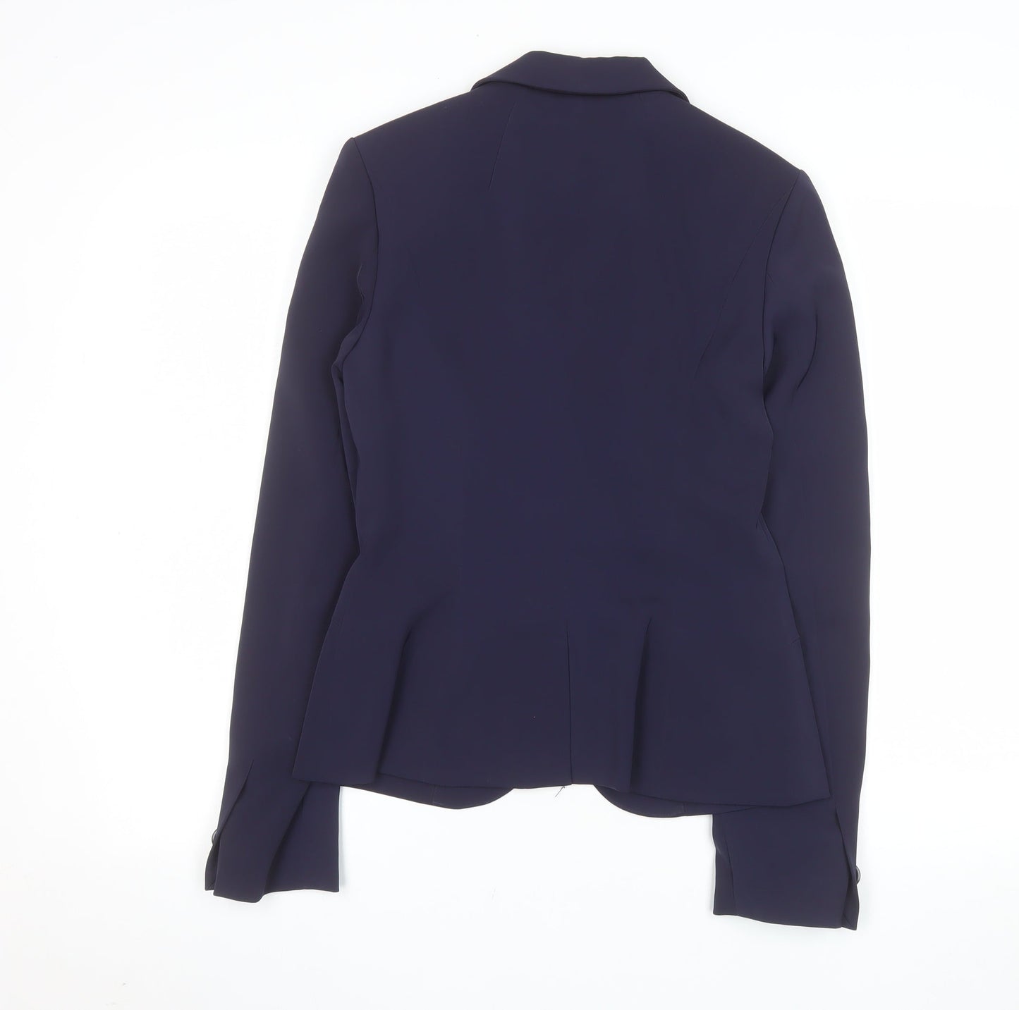 L.K. Bennett Women's Navy Blue Tailored Blazer UK 8 Polyester