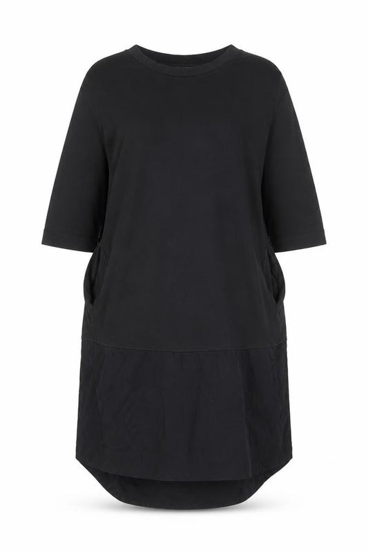 Carolyn Donnelly Women’s Black Midi T-Shirt Dress Size M