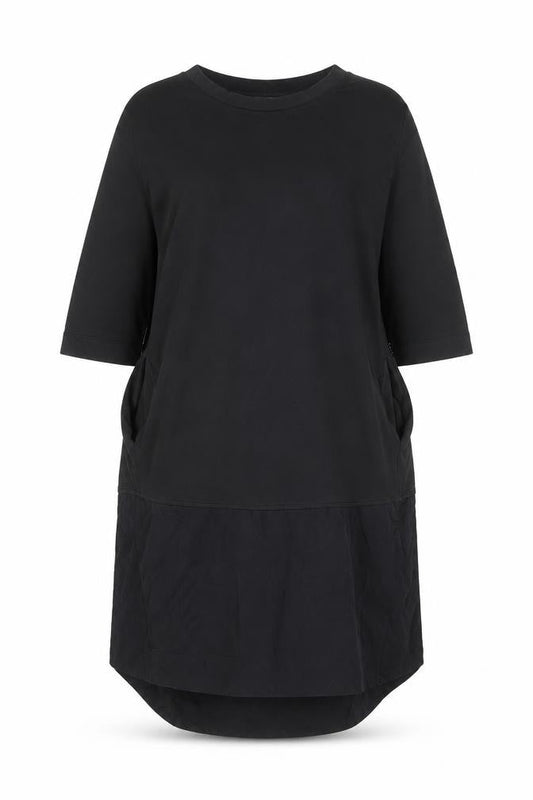 Carolyn Donnelly Women’s Black Midi T-Shirt Dress Size M