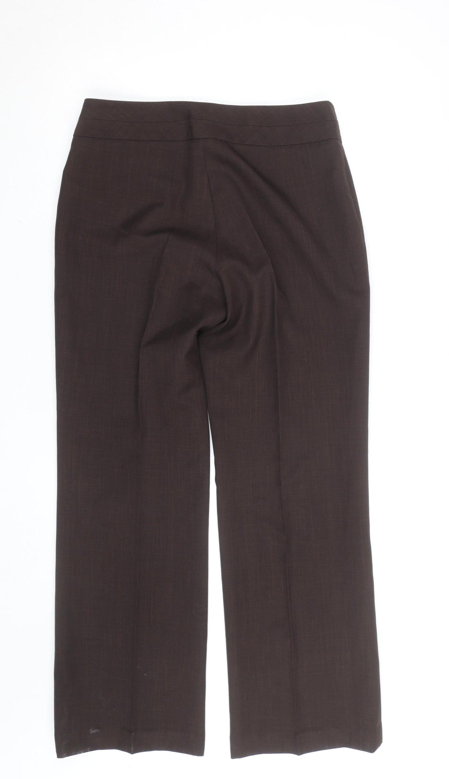 Debenhams Collection Women Brown Size 12 Straight Leg Dress Trousers