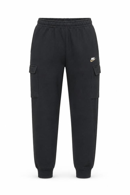 Nike Womens Black Jogger Fleece Sweatpants L Regular Fit