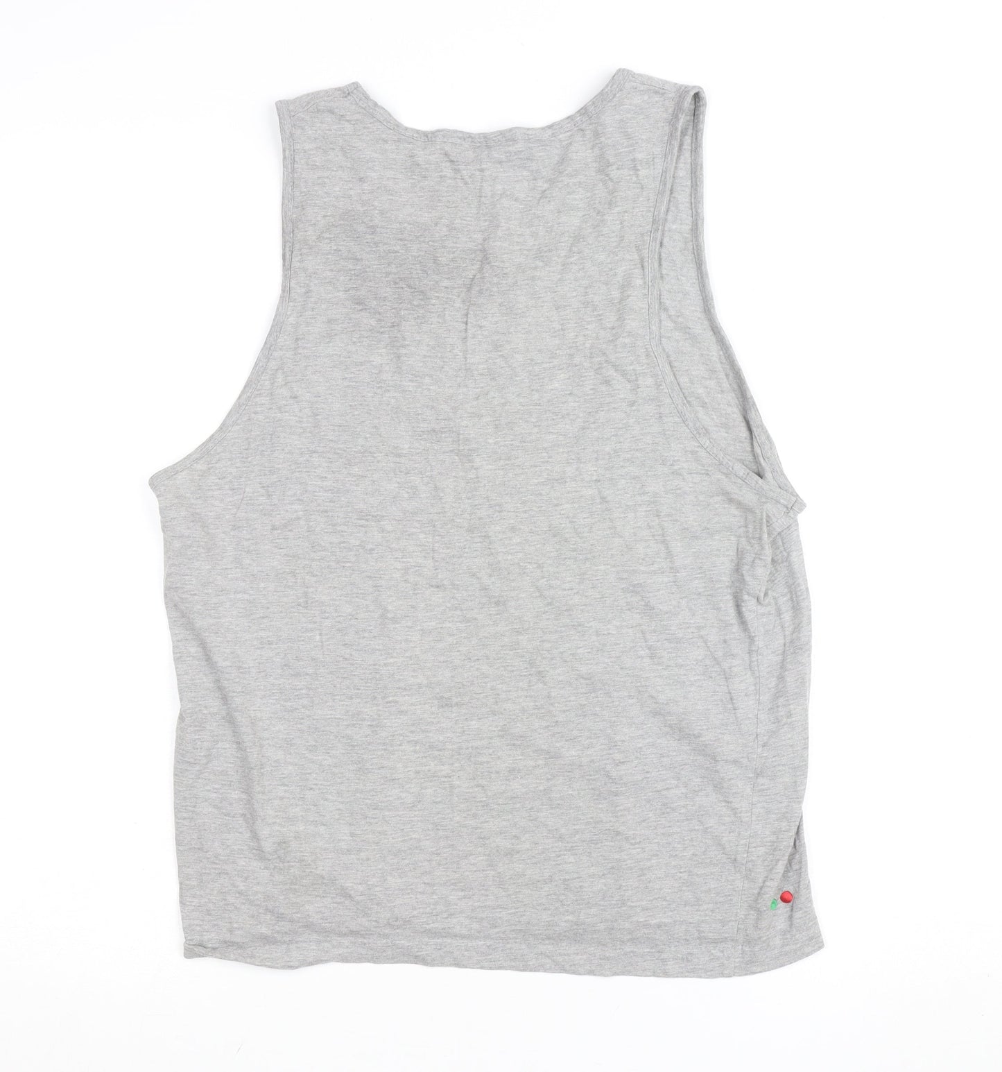 Kickers Men's Grey Tank Top M Graphic Print Activewear Vest