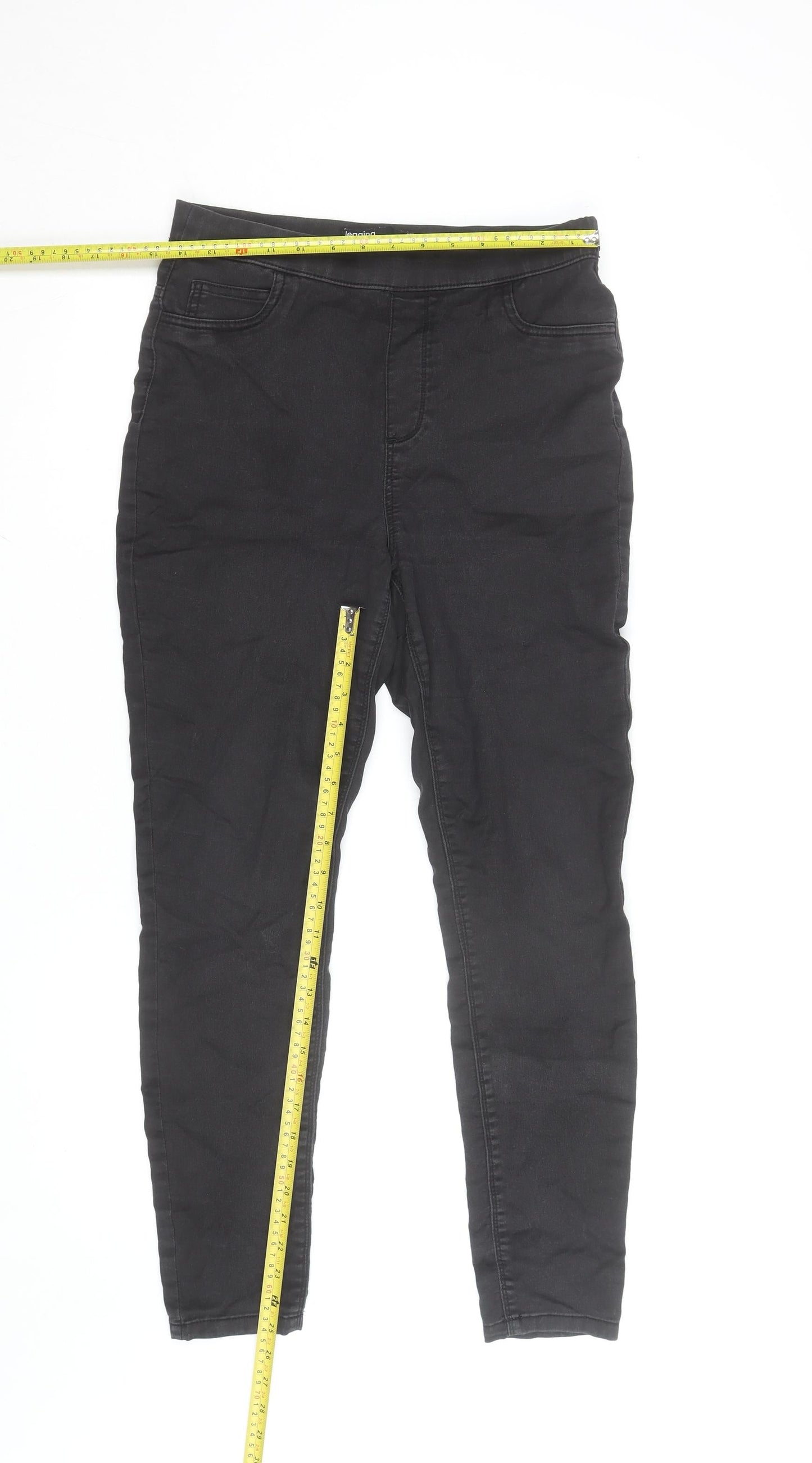 Junnes Stores Women’s Black Jegging Jeans Size 12 Slim Fit