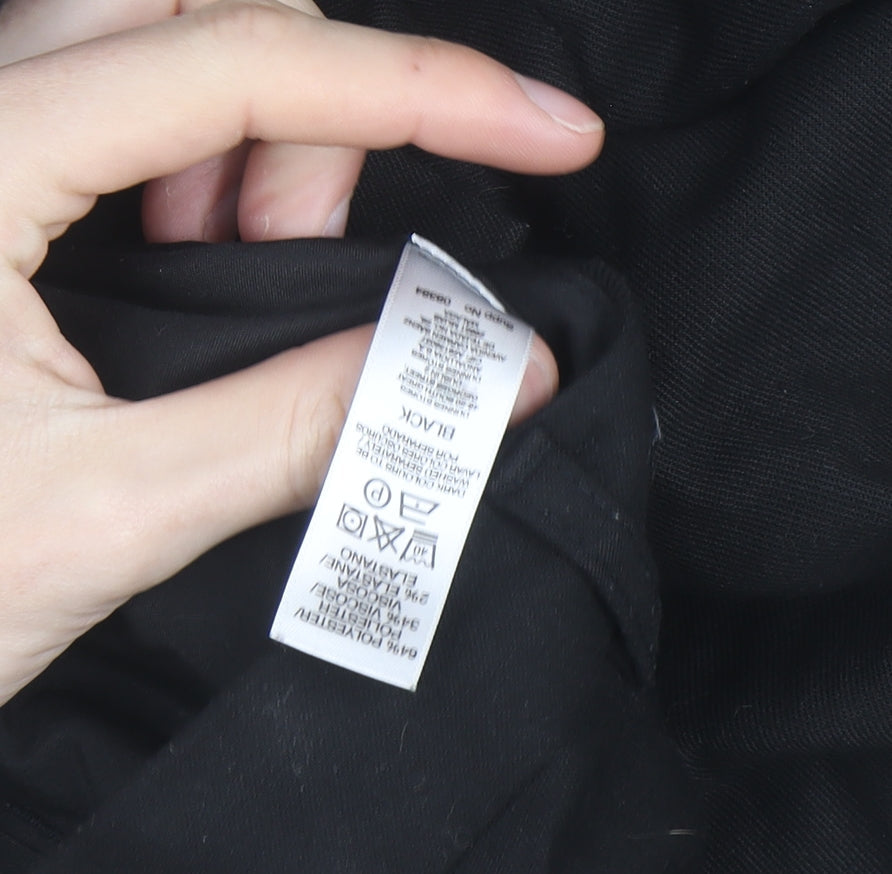 Dunnes Stores Men's Black Regular Fit Chino Trousers 40in Waist 31in Leg