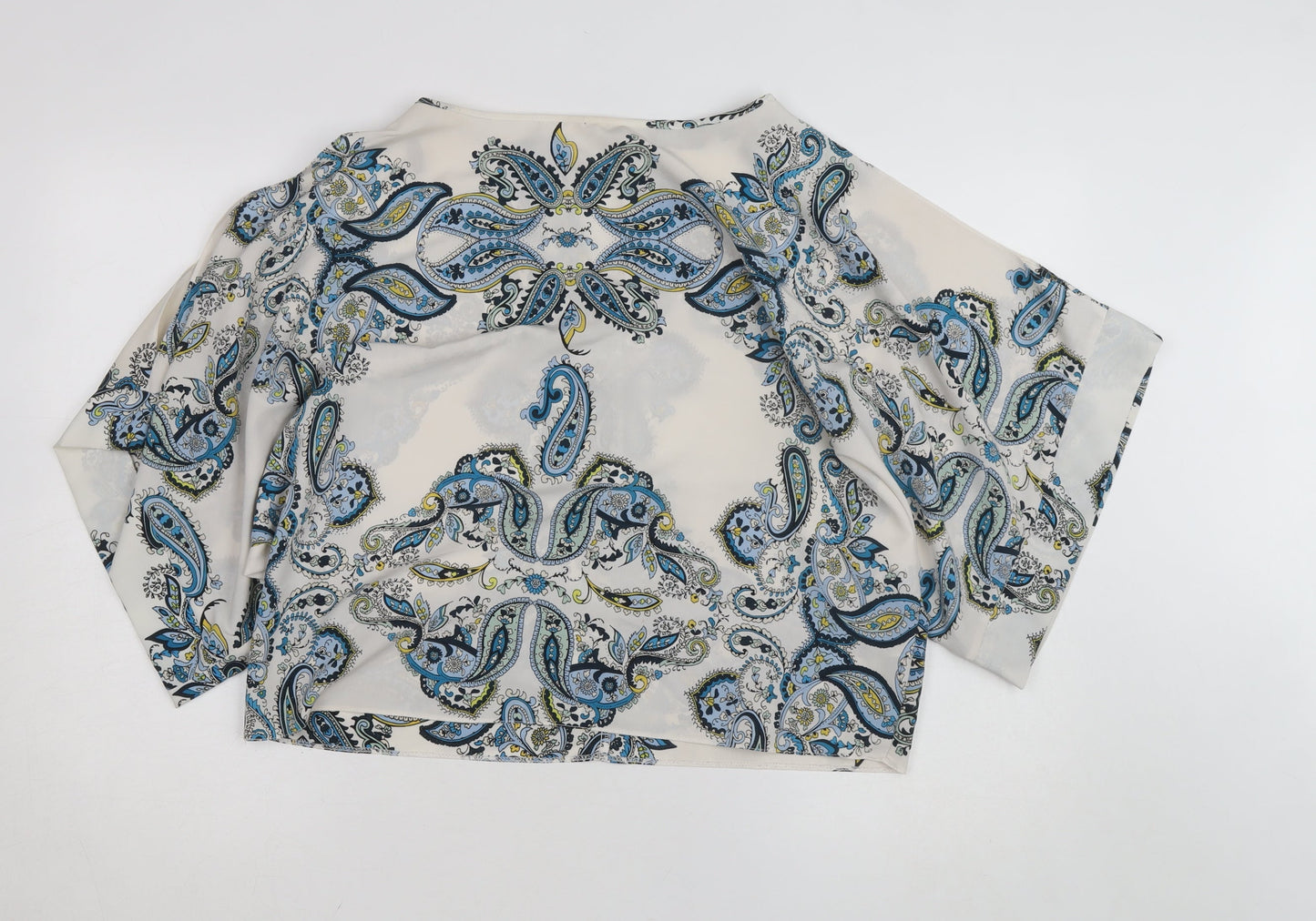 Dorothy Perkins Women’s Multicoloured Paisley Chiffon Tunic Blouse Size 12