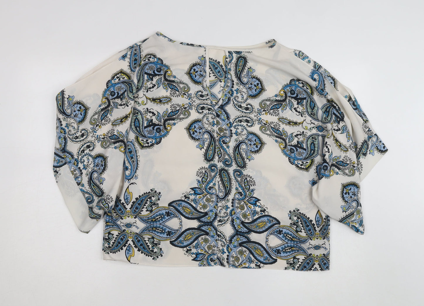 Dorothy Perkins Women’s Multicoloured Paisley Chiffon Tunic Blouse Size 12