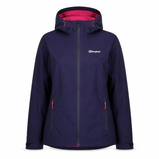 Berghaus Women Purple Waterproof Hooded Outdoor Jacket UK 10