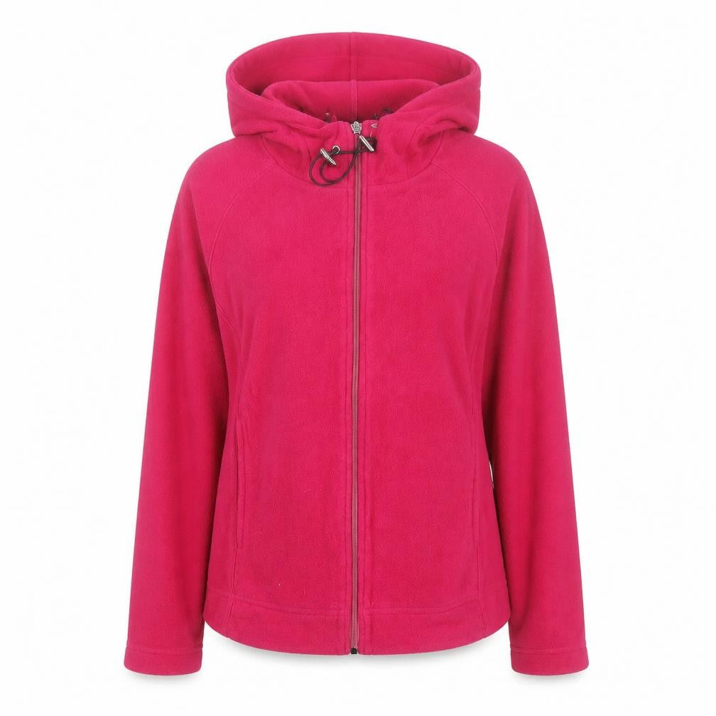 F.lli Campagnolo Women's Pink Hooded Fleece Jacket Size 16