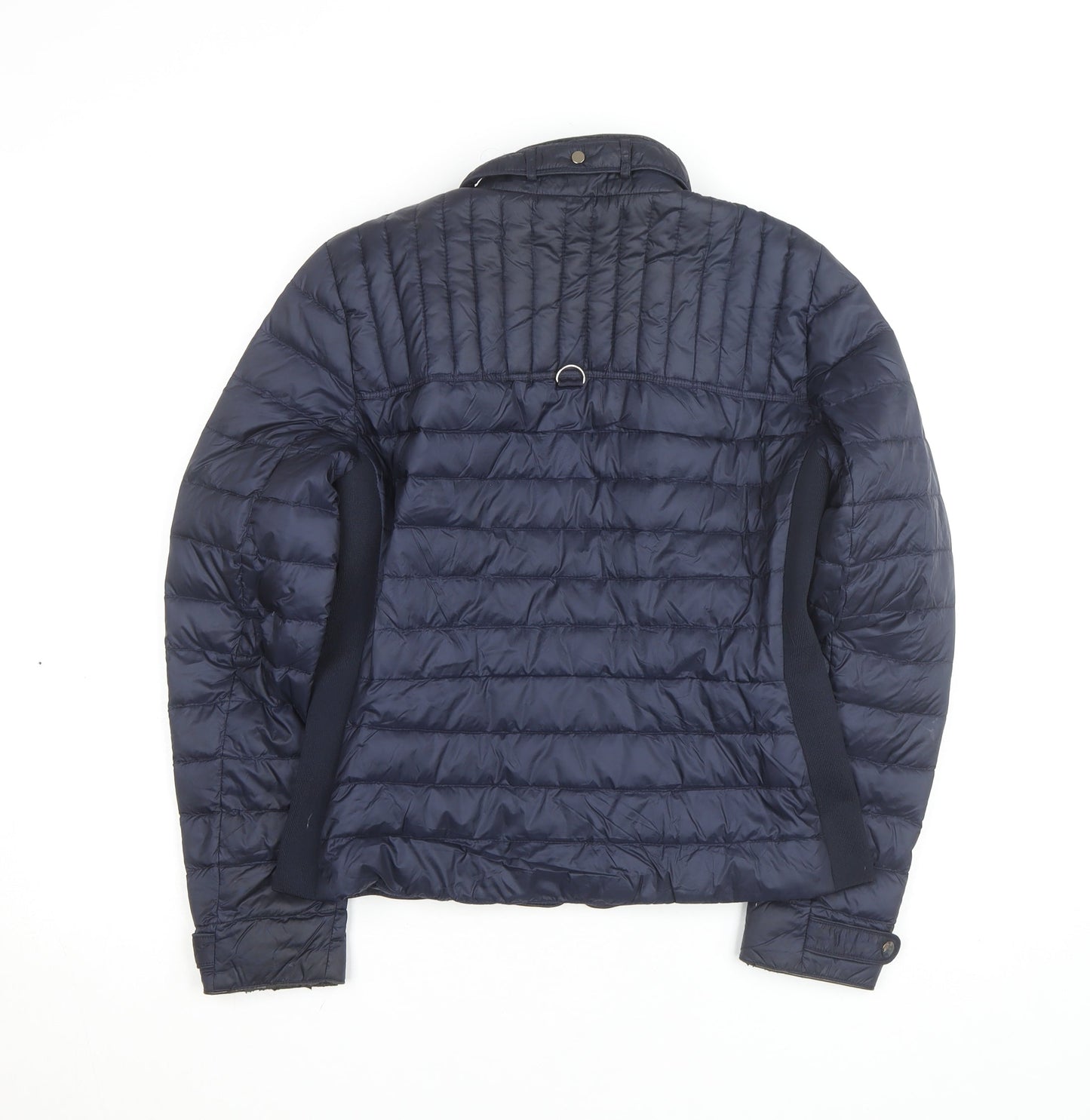 Zara Women Blue Quilted Puffer Jacket Size 12 Lightweight