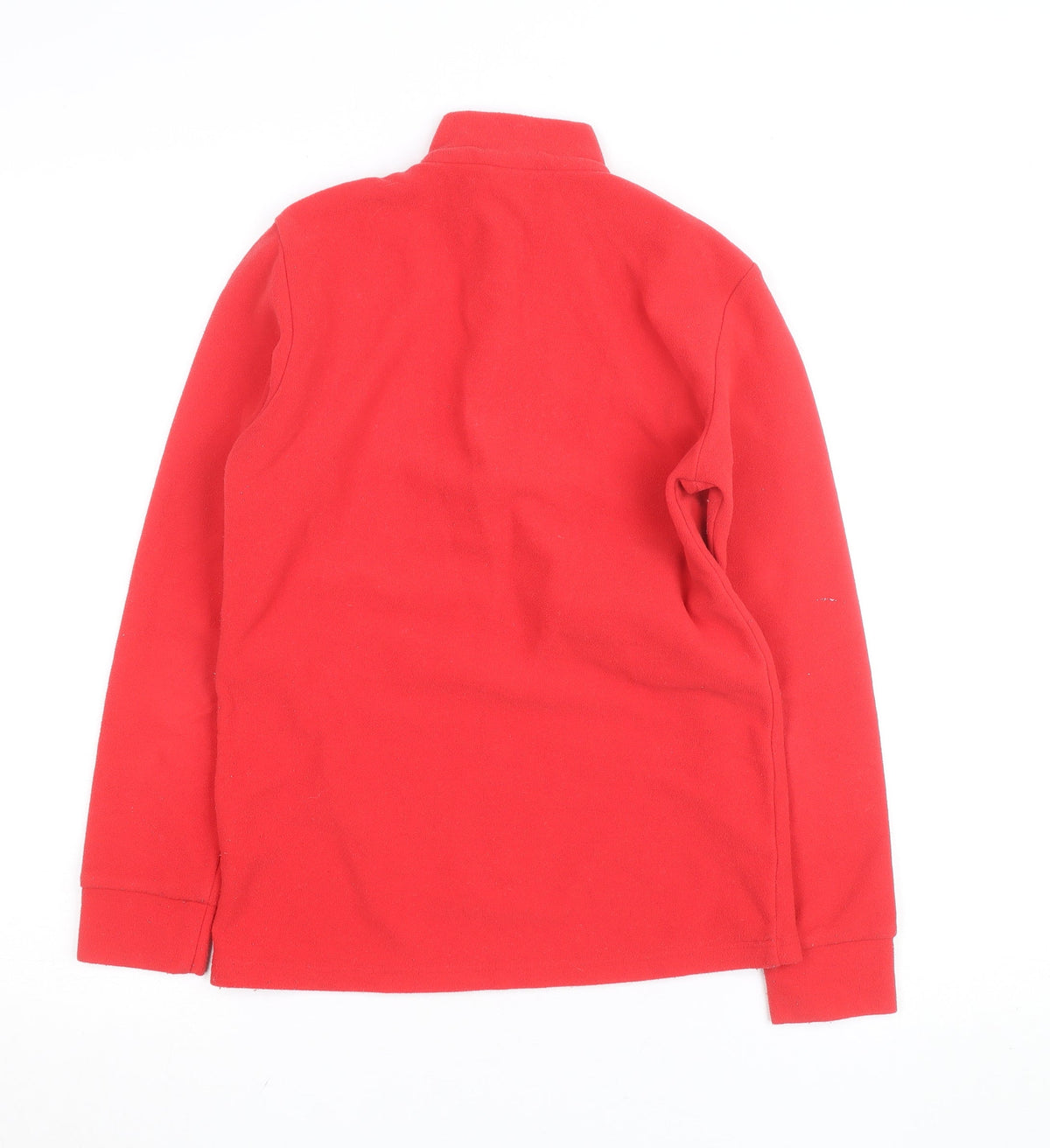 Odlo Red Fleece 1/2 Zip Activewear Jacket Womens 12 Teen