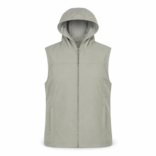 Carraig Donn Women’s Green Hooded Full Zip Waistcoat Size M
