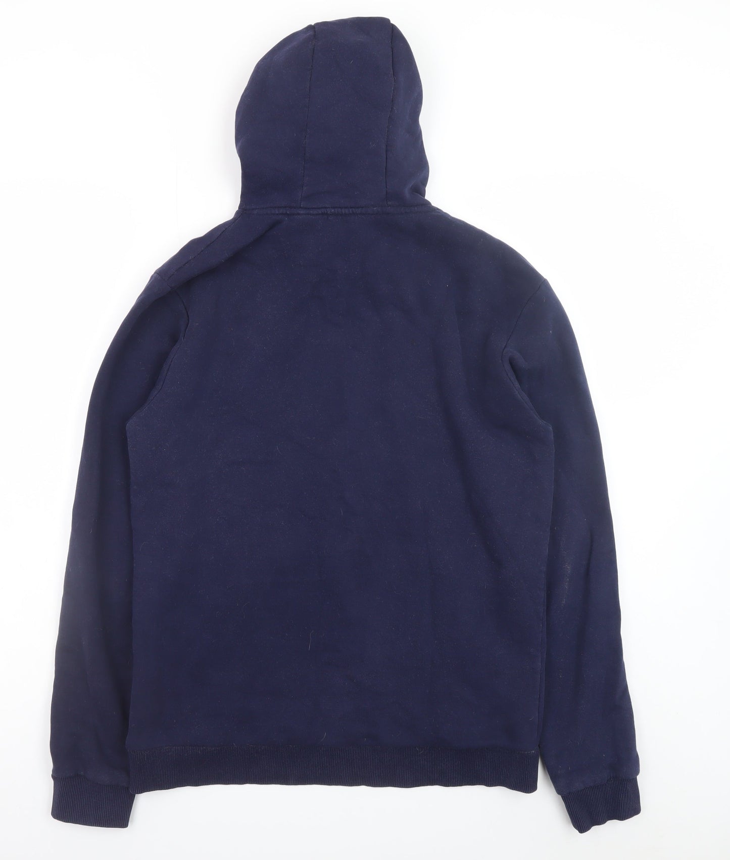 MP Mens Blue Pullover Hoodie Size S Regular Fit Fleece Sweatshirt