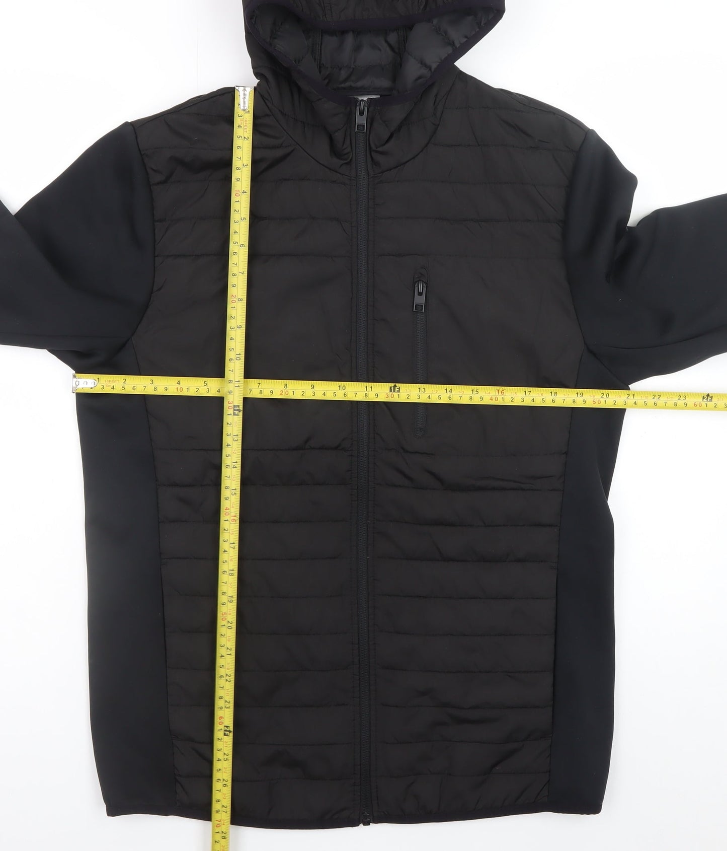 Jack & Jones Men's Black M Hooded Puffer Jacket