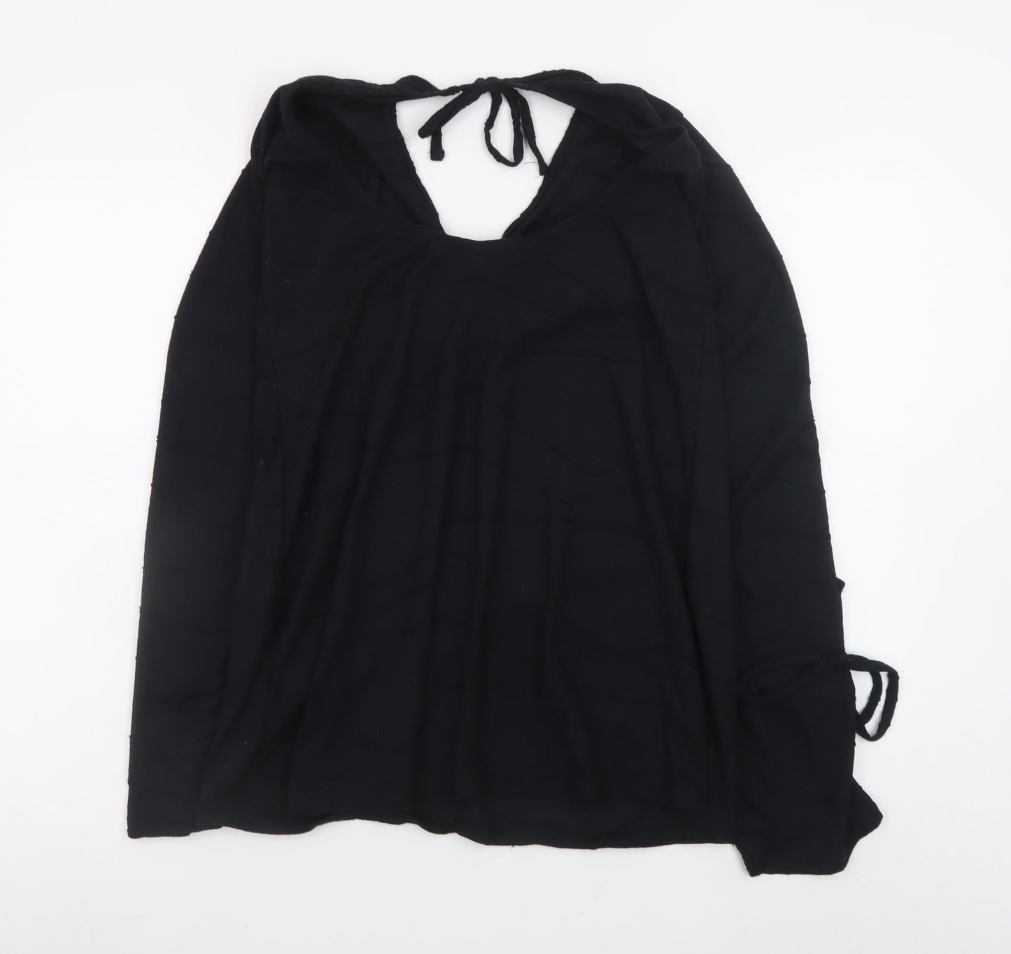PrettyLittleThing Women’s Black Size 12 Long Sleeve Bodycon Dress