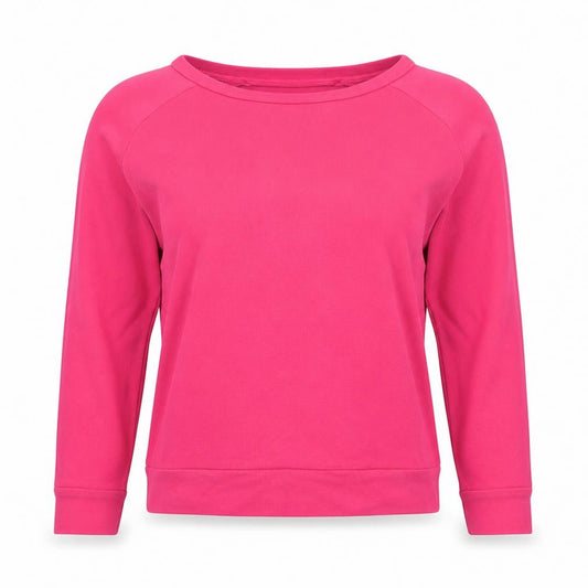 Hush Womens Pink Long Sleeve Cotton Basic T-Shirt Size S
