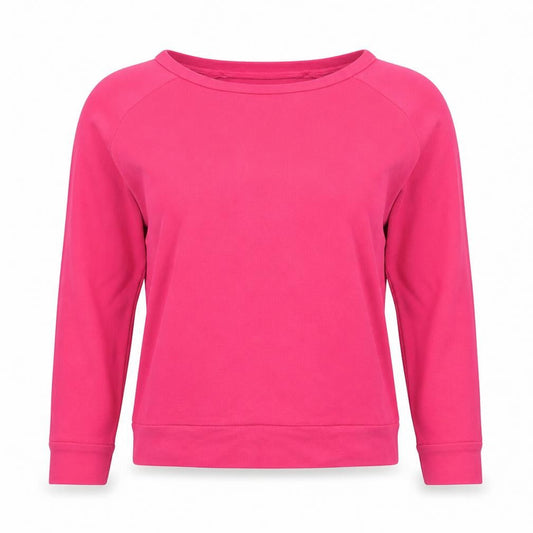 Hush Womens Pink Long Sleeve Cotton Basic T-Shirt Size S