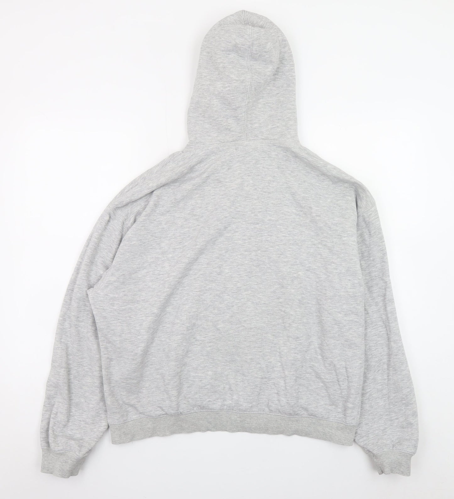 Weekday Mens Grey Pullover Hoodie Size S Regular Fit Long Sleeve