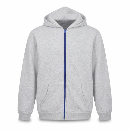 The Spitalfields Shirt Co. Men's Grey Full Zip Hoodie Size M