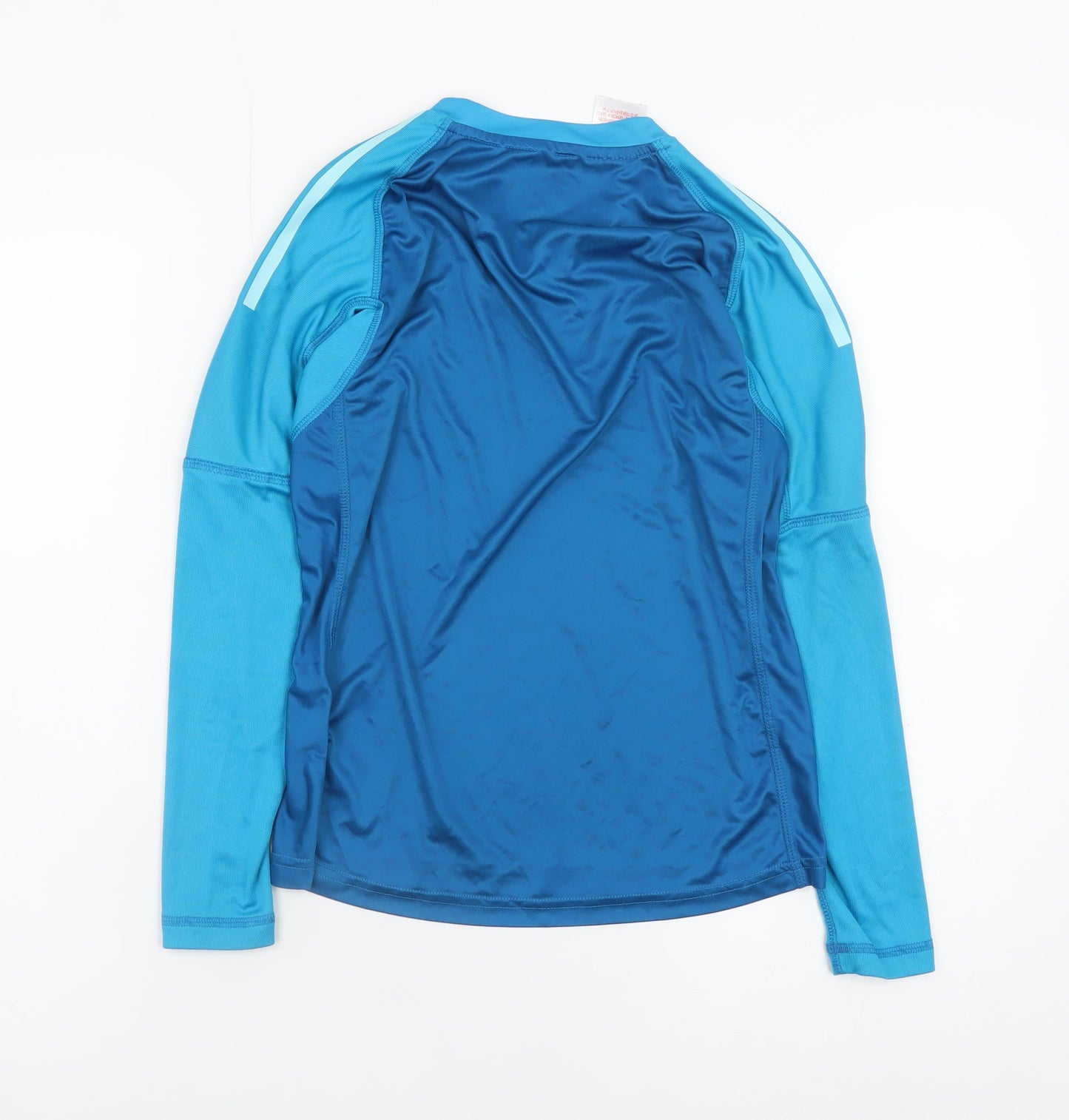 adidas Boys Blue Climalite Long Sleeve Sports T-Shirt 11-12 Years