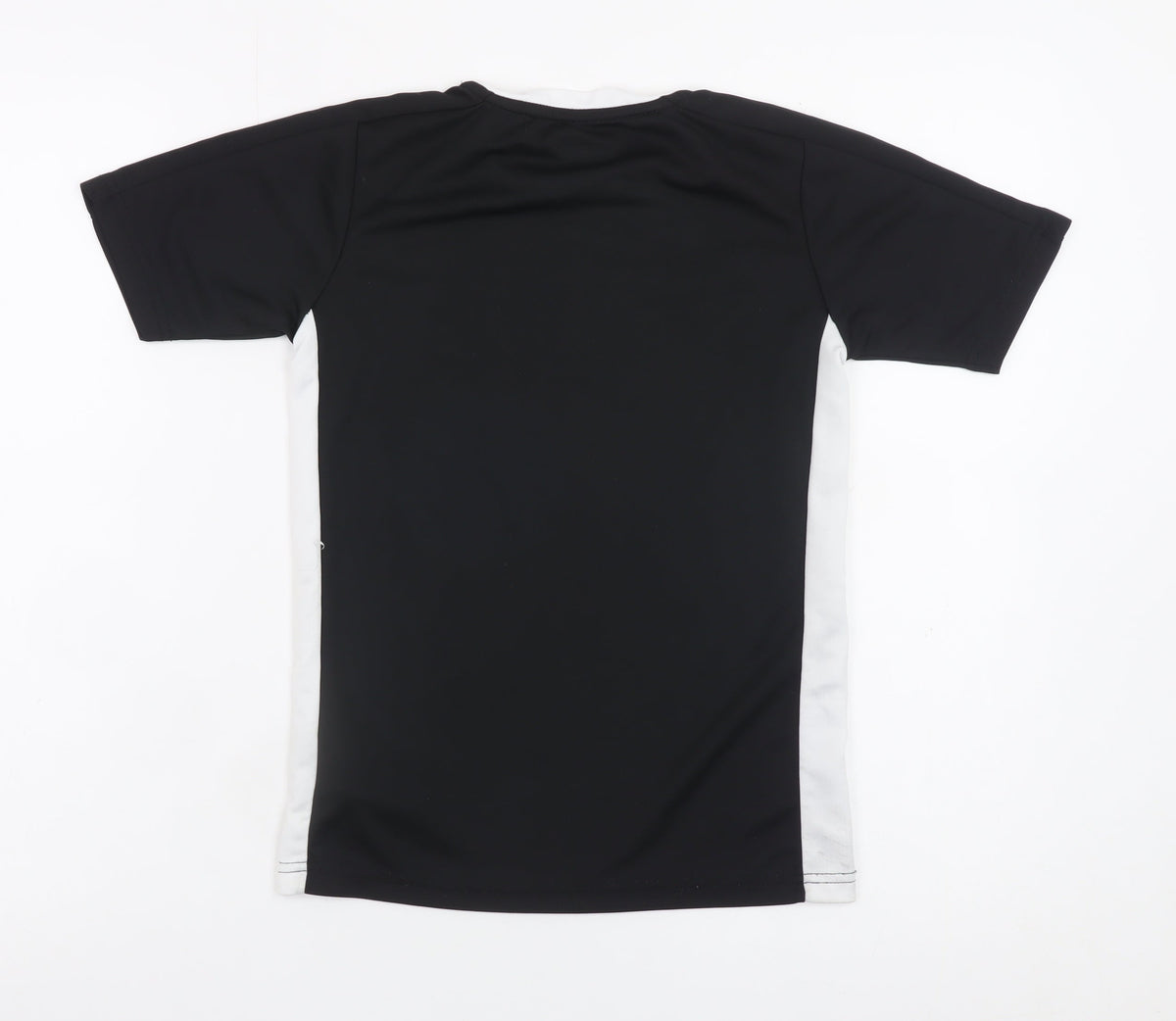 Sondico Boys Black Sports T-Shirt 9-10 Years Short Sleeve Polyester