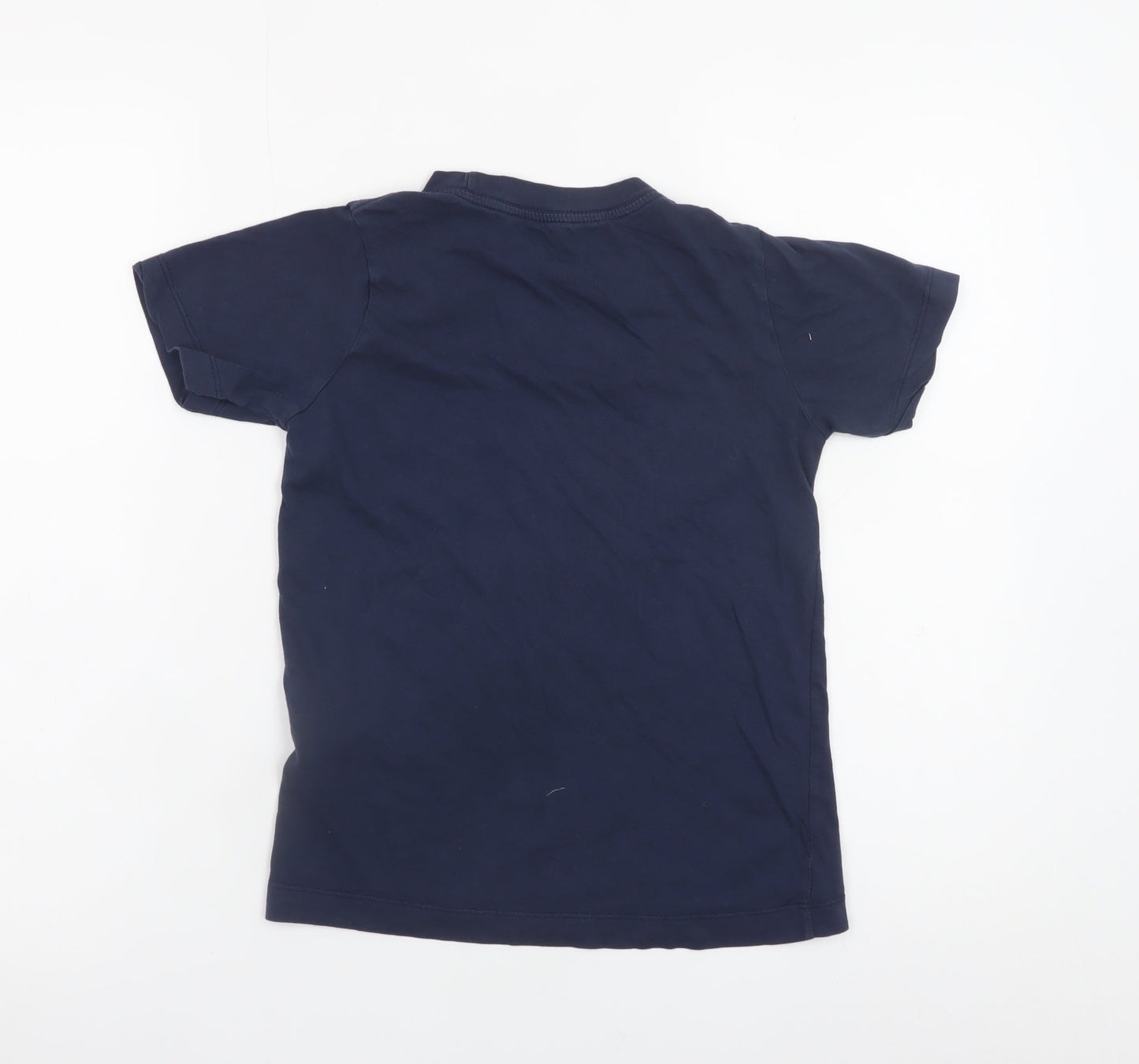 Nike Girls Navy Blue Just Do It Short Sleeve Cotton T-Shirt Size S 128-137cm