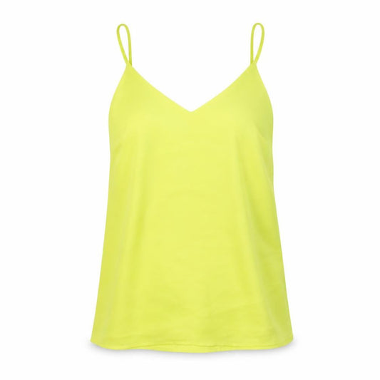 Oasis Womens Yellow V-Neck Camisole Tank Top Size 10