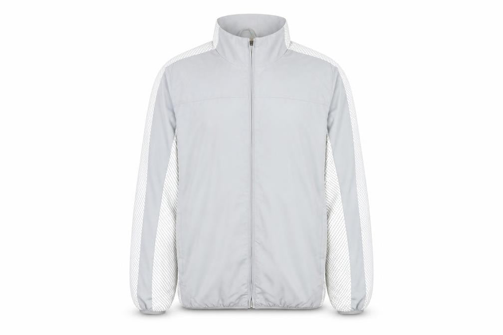 Pádras Harrington Men's Grey Full Zip Lightweight Windbreaker Jacket Size M