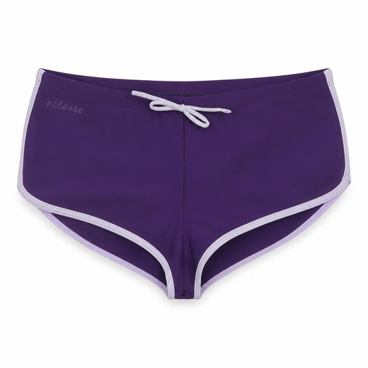 Ellesse Women Purple Swim Shorts Size 16 Boy Short Quick Dry