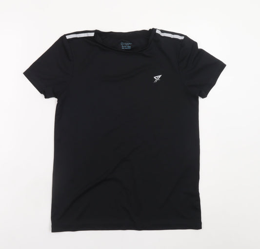 Primark Teens Black Short Sleeve Active T-Shirt 158cm