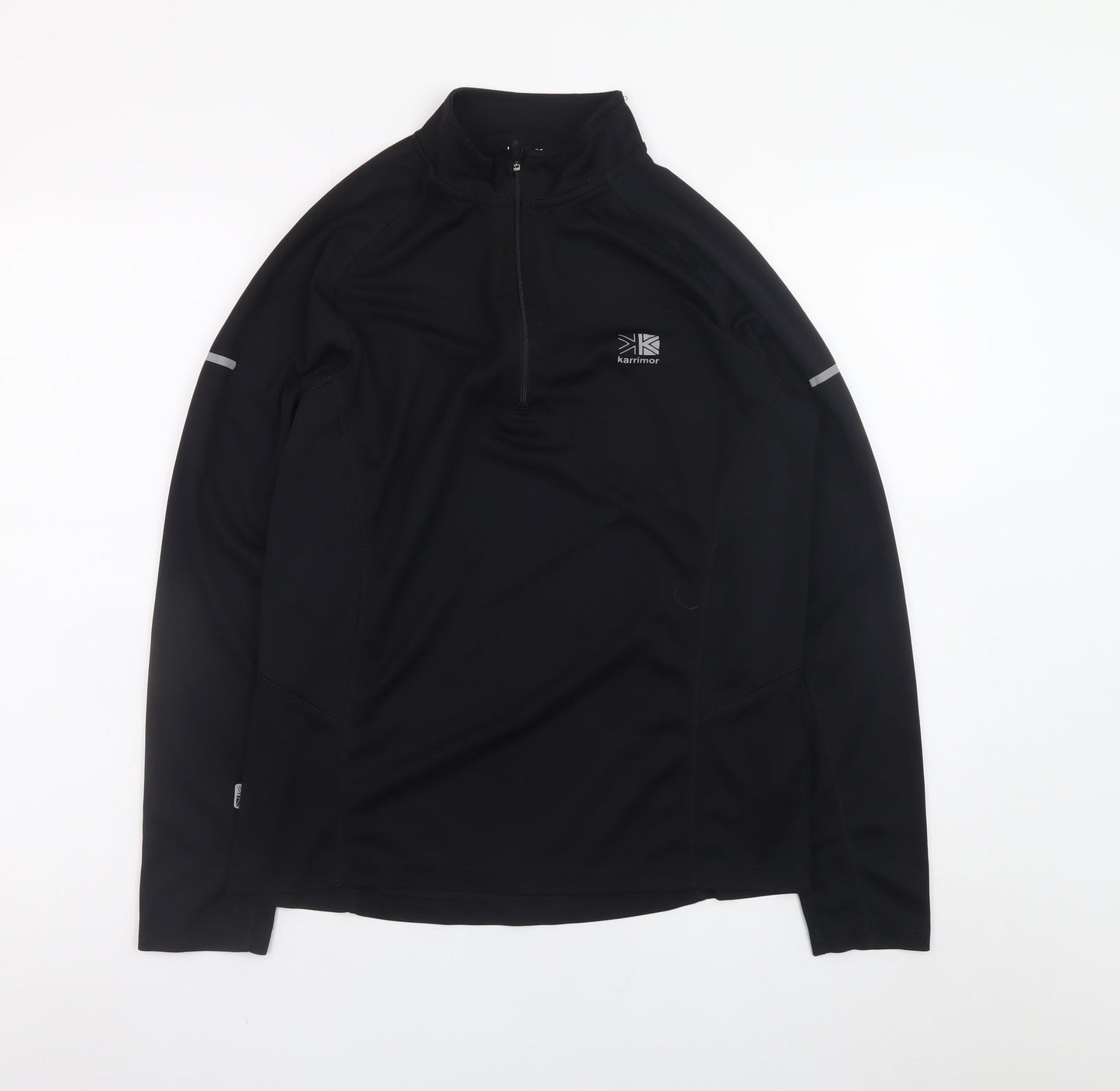 Karrimor Men's Black Small Running 1/2 Zip Track Jacket