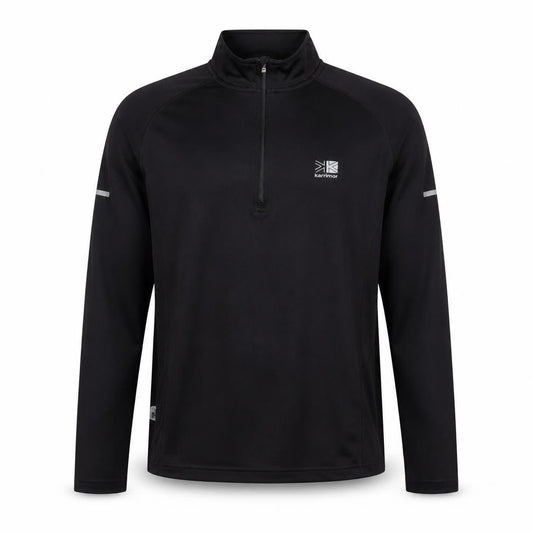 Karrimor Men's Black Small Running 1/2 Zip Track Jacket
