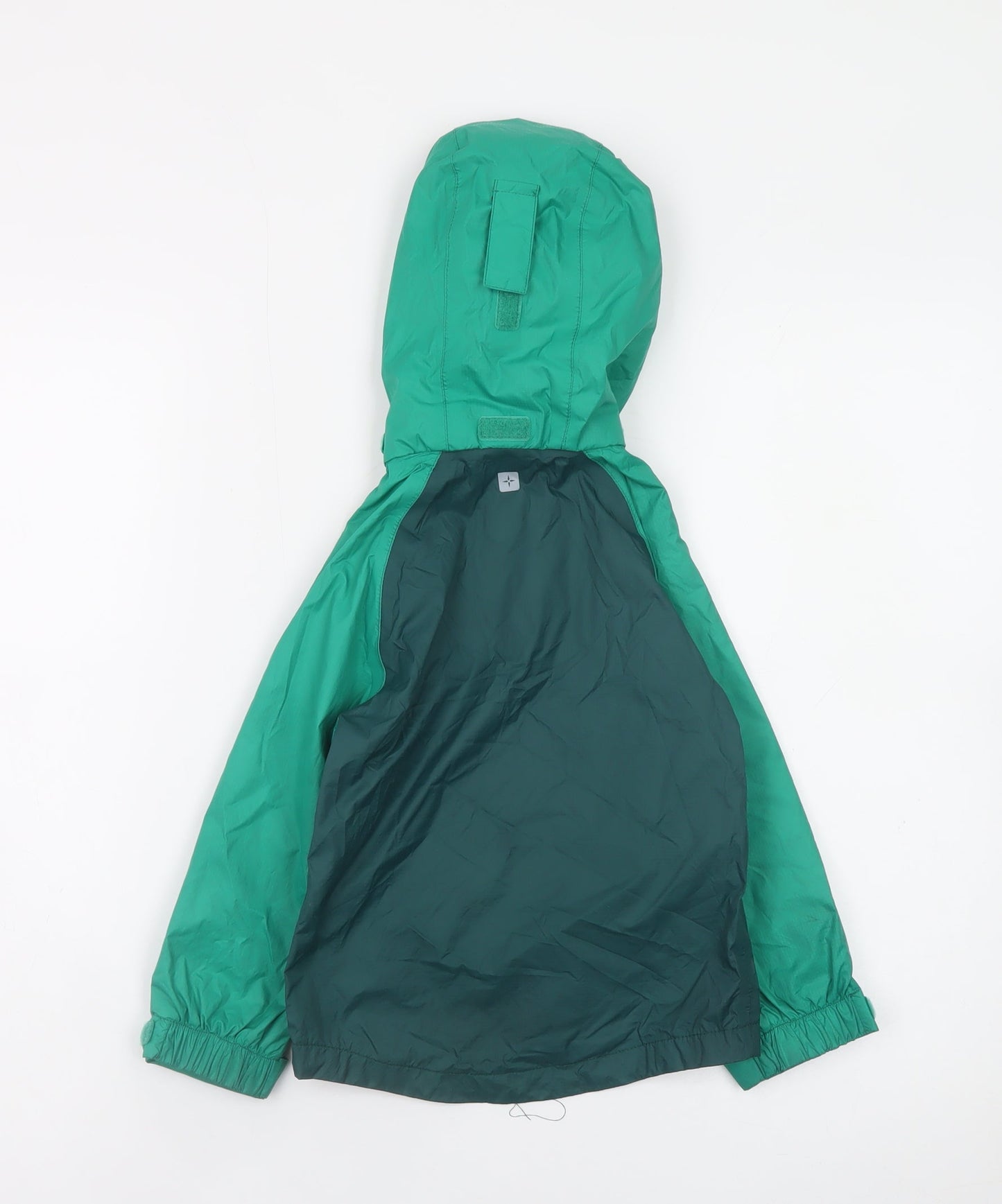 Mountain Warehouse Boys Green 3-4 Years Waterproof Hooded Rain Jacket
