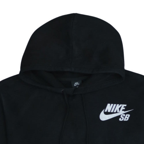 Nike SB Men's Black Pullover Hoodie Size S Fleece Skate Sweatshirt