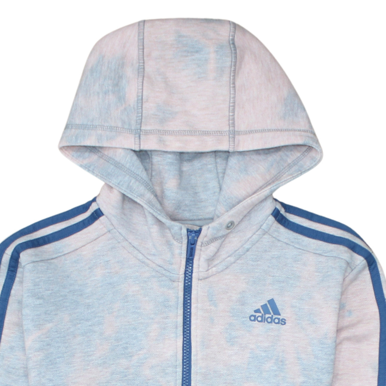 Adidas Men's Blue Full Zip Hoodie Size S Sport Essentials