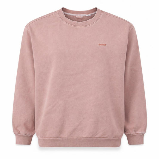 Levi's Women's Pink Crew Neck Pullover Sweatshirt Size S