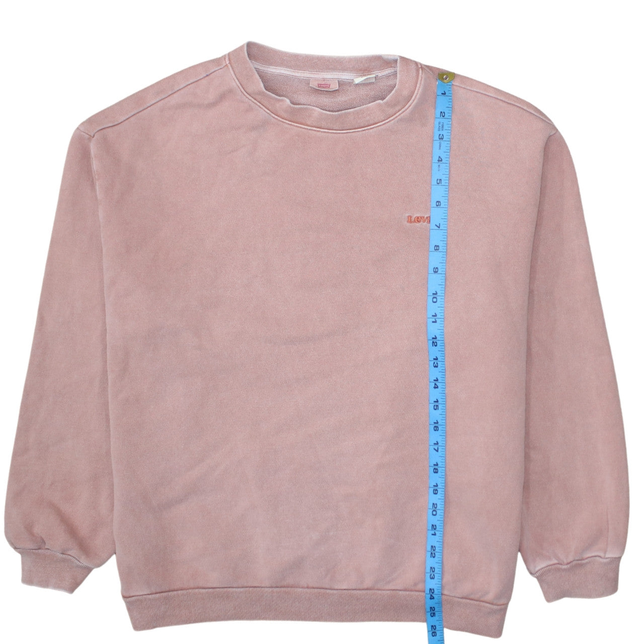 Levi's Women's Pink Crew Neck Pullover Sweatshirt Size S