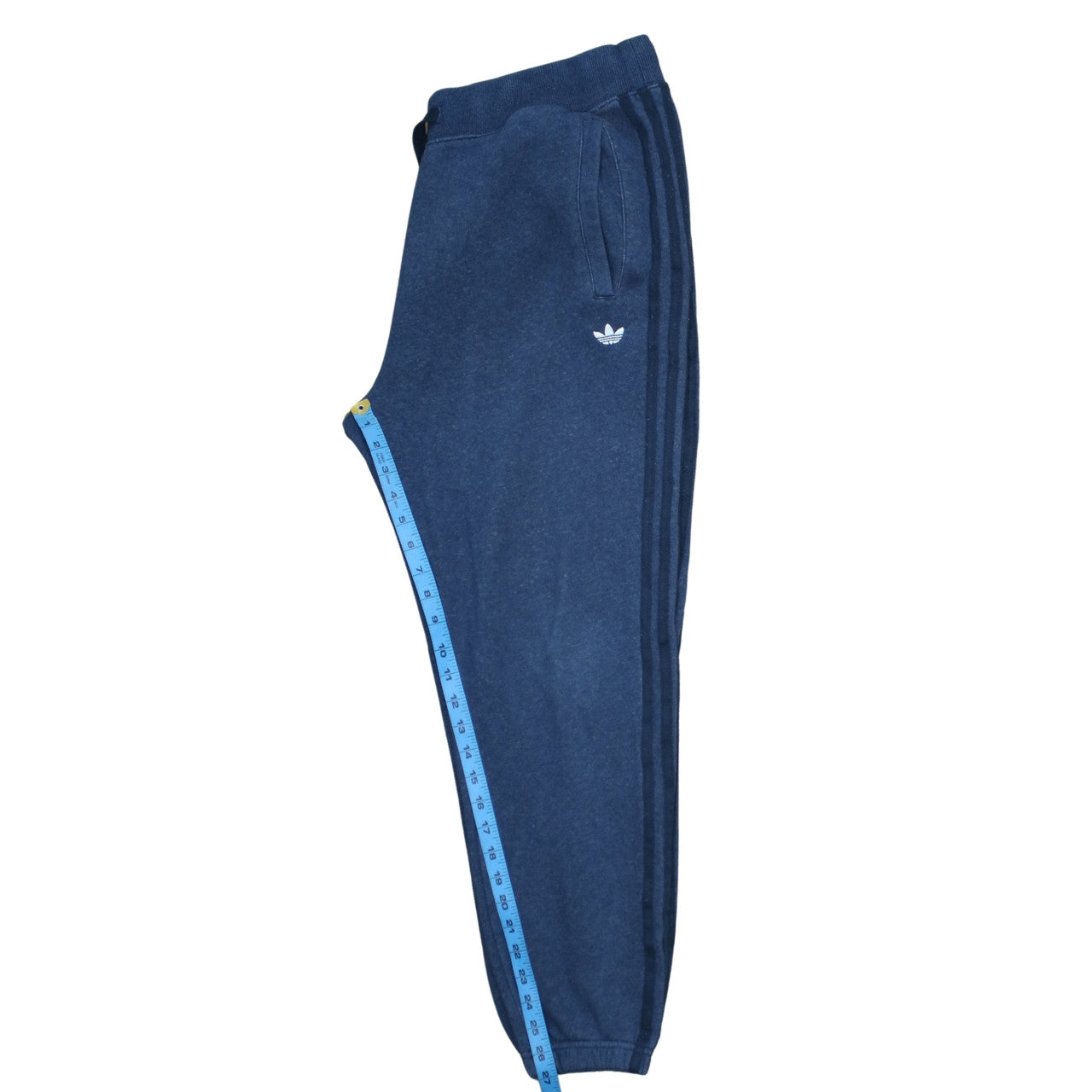 Adidas Men's Blue Jogger Sweatpants L Regular Fit Activewear Pants