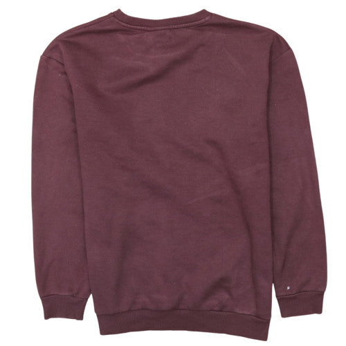 FILA Men's Brown Logo Crew Neck Sweatshirt Size S