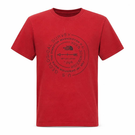 The North Face Men's Red Graphic Outdoor Crew Neck T-Shirt Size S