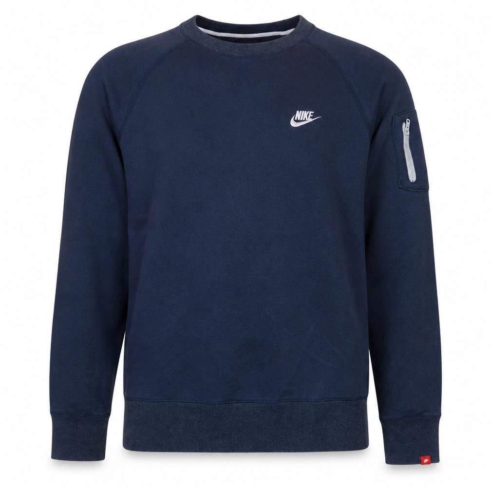 Nike Men's Blue Crew Neck Pullover Sweatshirt Size L